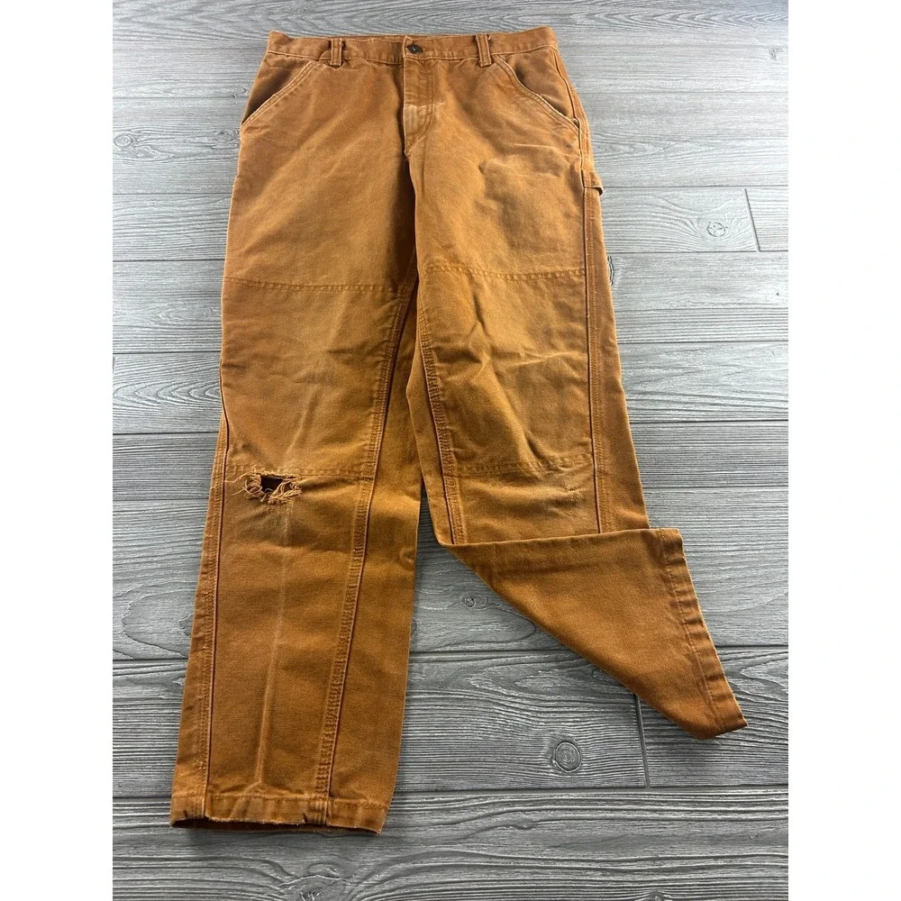 The North Face Mens Berkley Canvas Carpenter Pants Burnt Orange 30x28